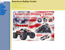 Tablet Screenshot of americanhobbycenter.com